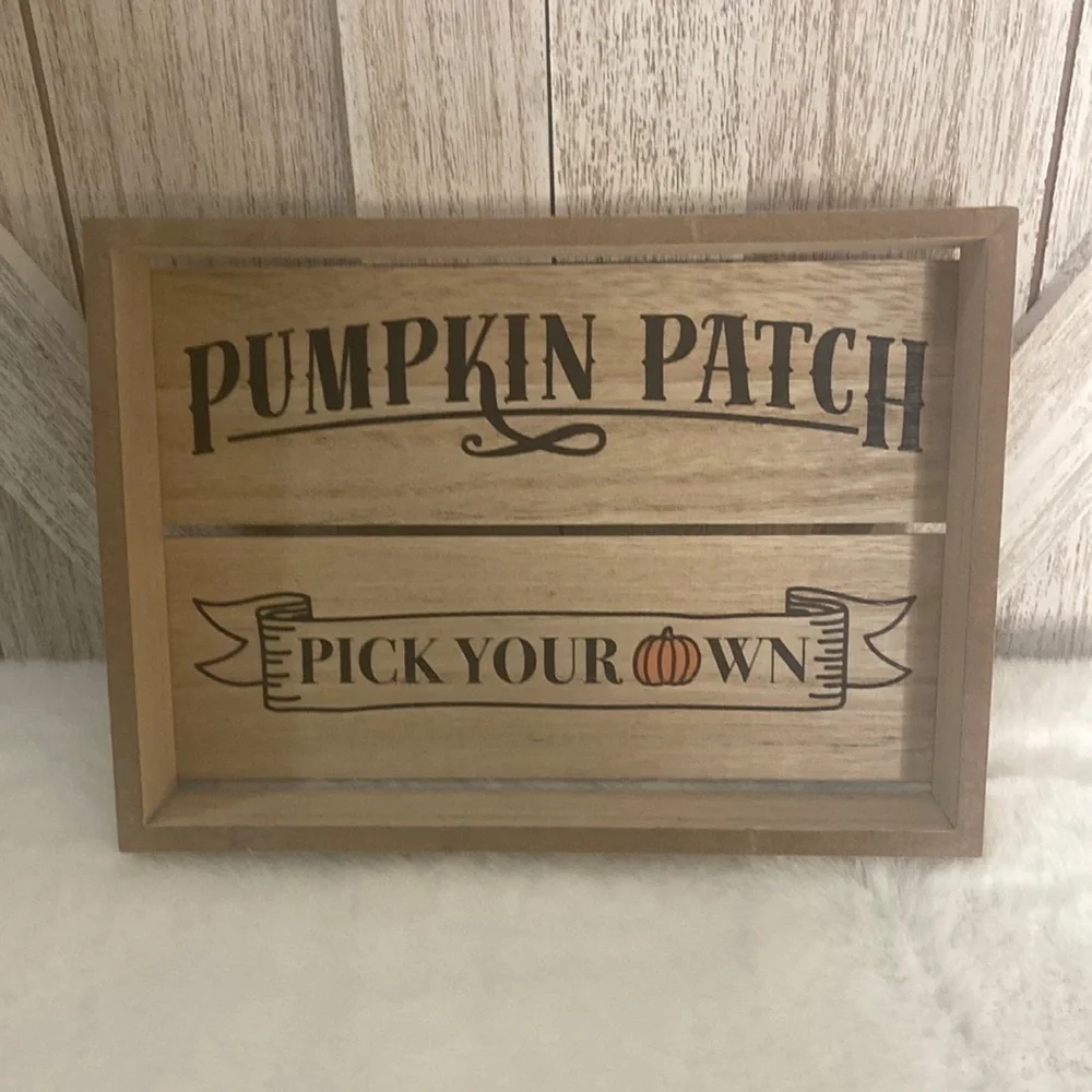 Target 2019 BP Pumpkin Patch Mini Tray/Shadowbox